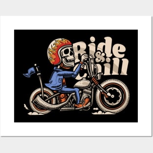 ride and chill urban chopper Posters and Art